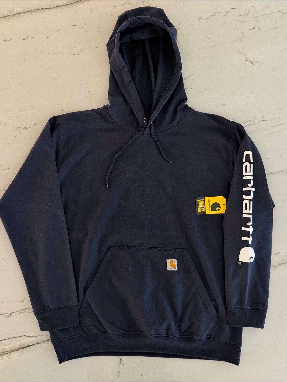 Carhartt Midweight Sweatshirt Hoodie Mens Size XL Blue Loose Fit New NWT